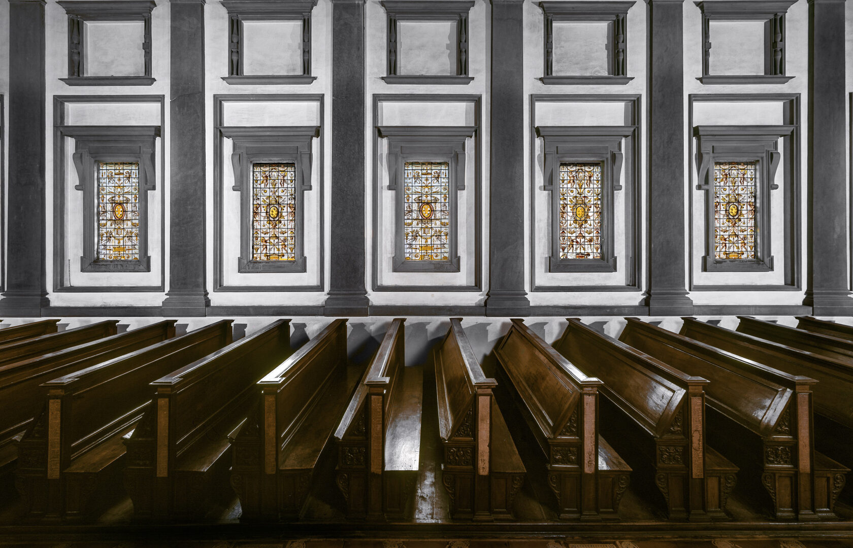Biblioteca Medicea Laurenziana – Vestibule Stained-Glass